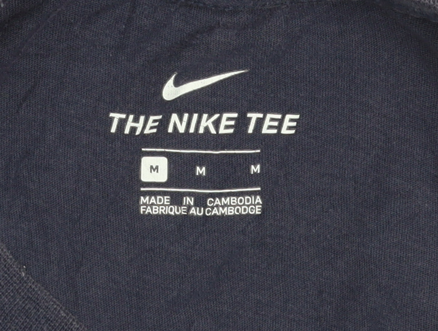 Nike Men's Blue Graphic Logo Sports T-Shirt Size M