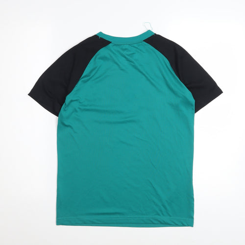 Nike Boys Green Black Dri-FIT SB T-Shirt 12-13 Years Activewear Top