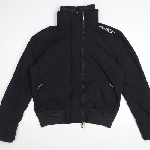 Superdry Men's Black 2XL Windbomber Bomber Jacket