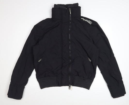 Superdry Men's Black 2XL Windbomber Bomber Jacket