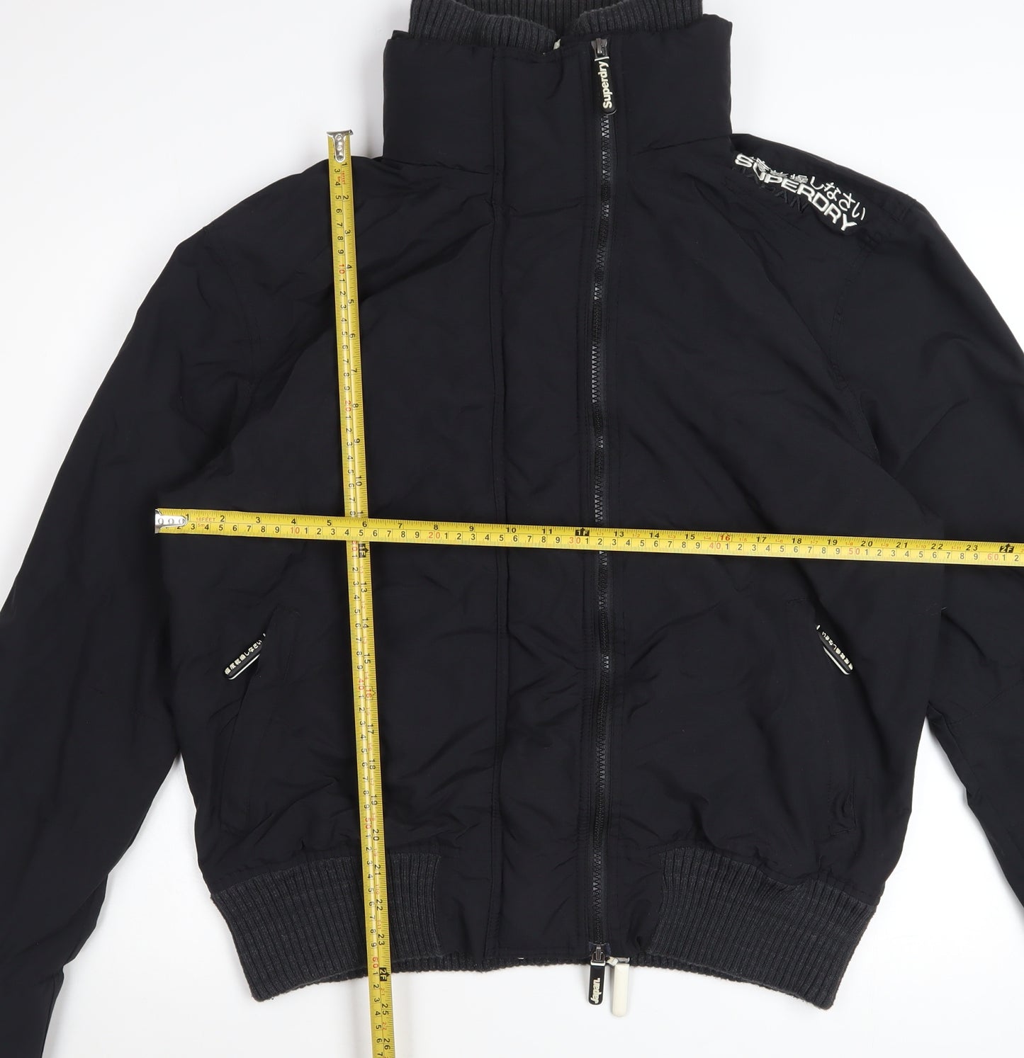 Superdry Men's Black 2XL Windbomber Bomber Jacket