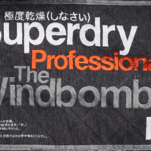 Superdry Men's Black 2XL Windbomber Bomber Jacket