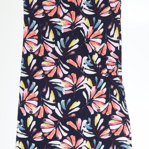 Marks and Spencer Womens Multicoloured Floral Viscose Bodycon Dress Size 14