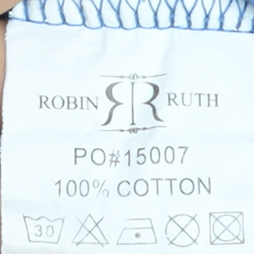 Robin Ruth Men's Blue España Polo Shirt XL Cotton Casual