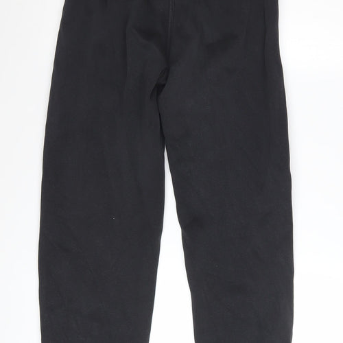 Adidas Womens Black Jogger Trousers Size 4 Cotton Blend