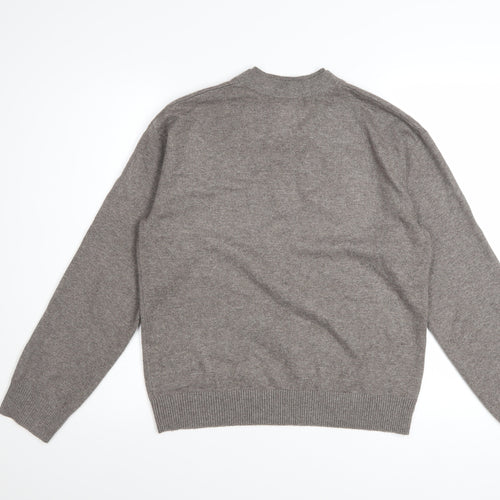 Marks and Spencer Women’s Grey V-Neck Pullover Jumper Small