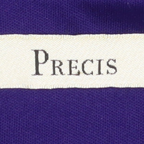Precis Women Purple Size 14 Sleeveless Sheath Knee Length Dress