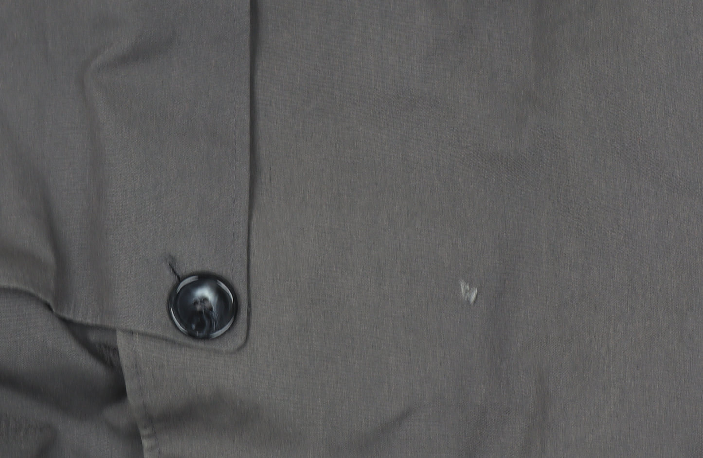 Bradley Jons Men Grey 42 Trench Coat Rain Repellent Belted Lined Classic