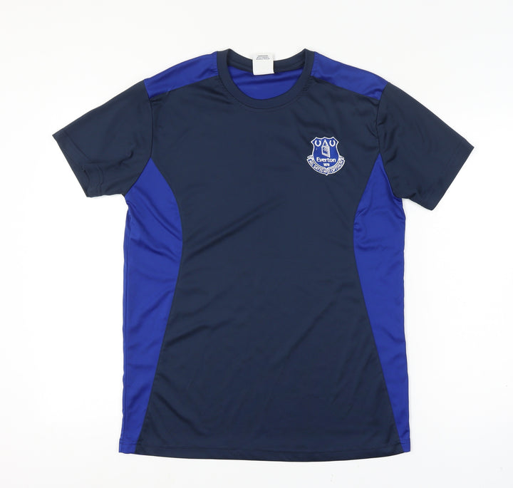 Everton Men’s Blue Short Sleeve Athletic T-Shirt Size M