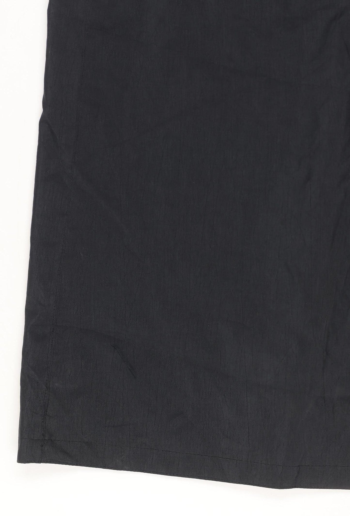 Rue Grenelle Women's Black Long Trench Coat Size 16 Waterproof