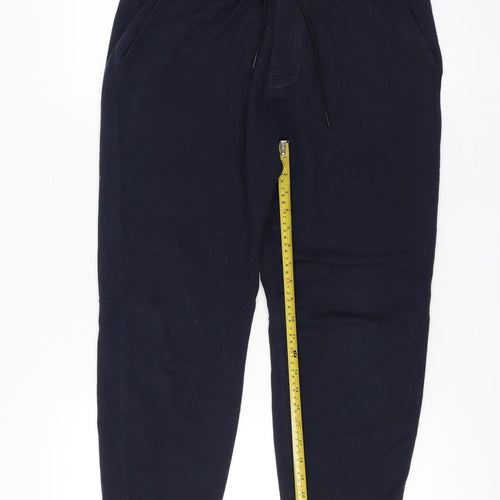 Abercrombie & Fitch Men’s Navy Jogger Sweatpants Medium Zip Hem