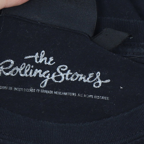 And Finally Men’s Black The Rolling Stones 1975 US Tour Graphic T-Shirt Size S