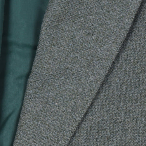 Glenscot Women Vintage Green Pure Wool Two-Button Blazer UK 16
