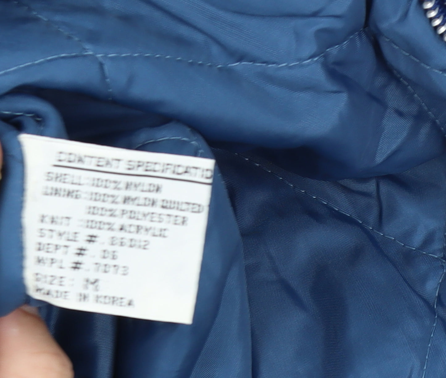 Sears Men's Blue M Insulated Nylon Belted Winter Snow Pants