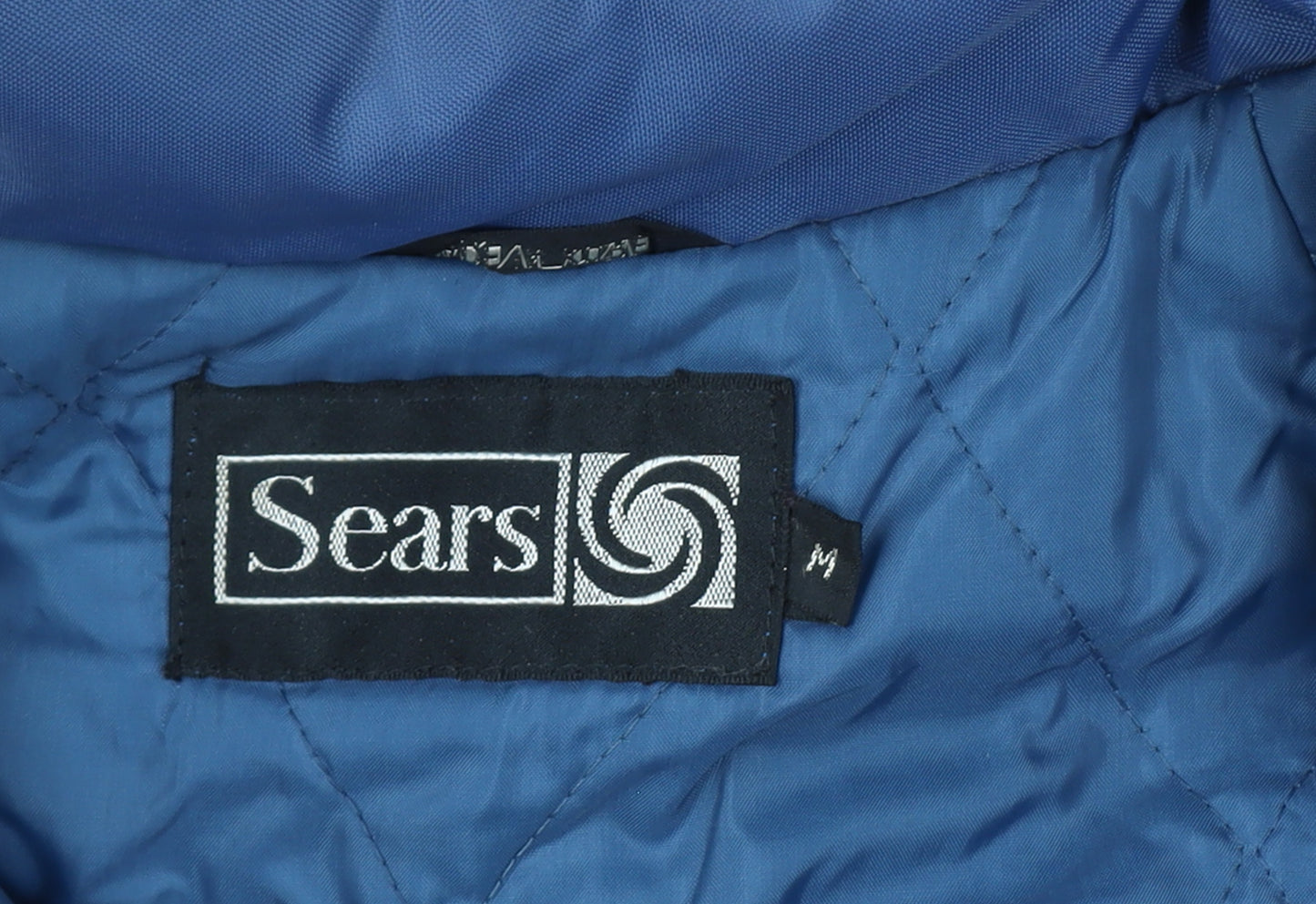 Sears Men's Blue M Insulated Nylon Belted Winter Snow Pants