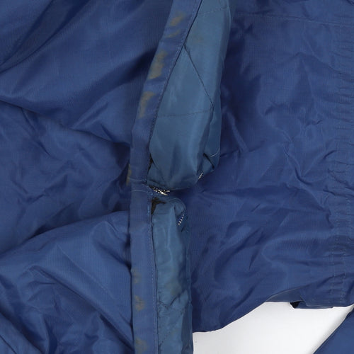 Sears Men's Blue M Insulated Nylon Belted Winter Snow Pants