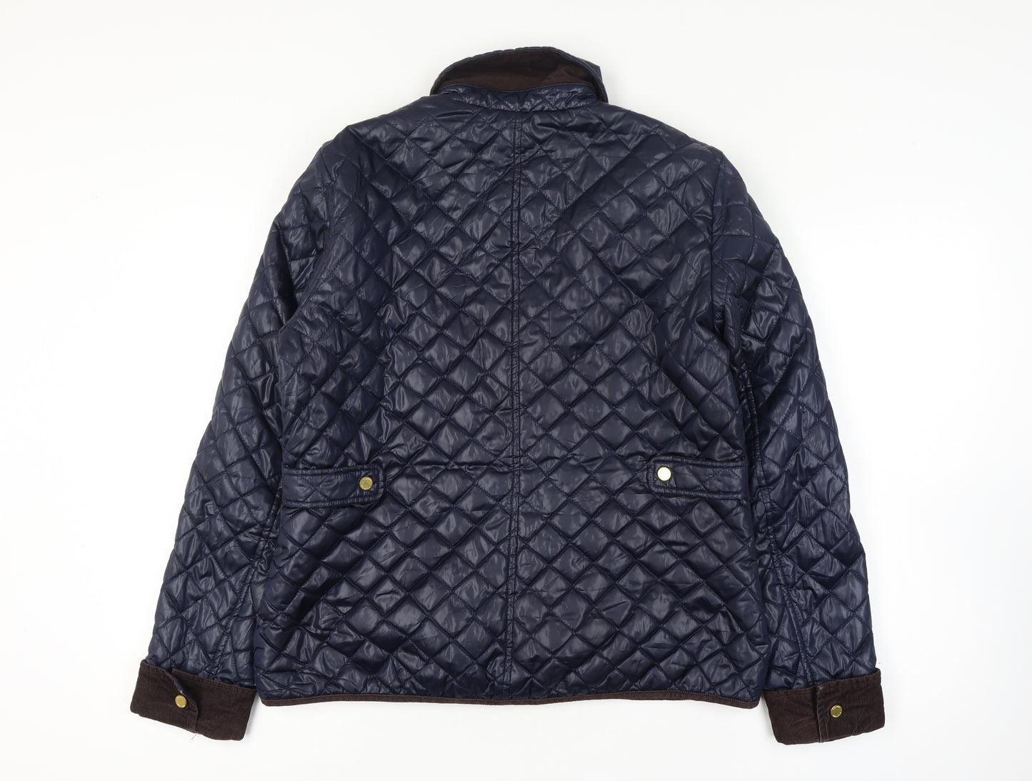 Tommy Hilfiger Women's Blue Quilted Padded Jacket Size 14