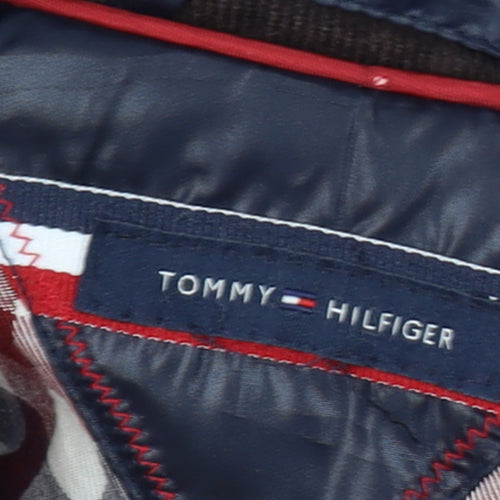 Tommy Hilfiger Women's Blue Quilted Padded Jacket Size 14