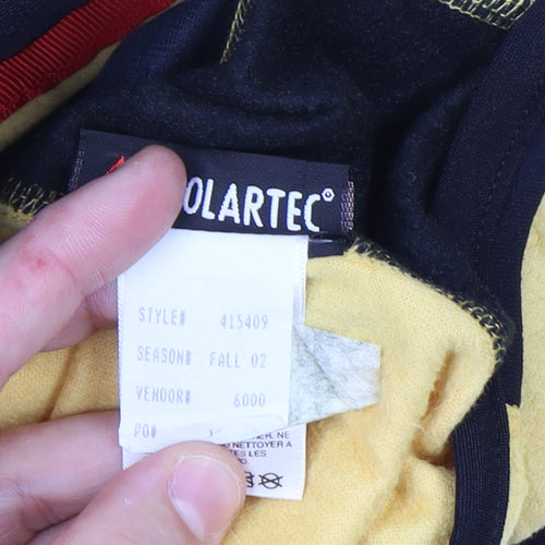 The North Face Women's A/W 2002 Yellow Fleece Jacket Size M Lightweight Outdoor Zip Up