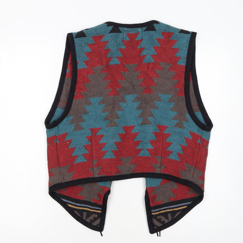 Silverado Women’s Multicoloured Wool Blend Western Knit Vest S