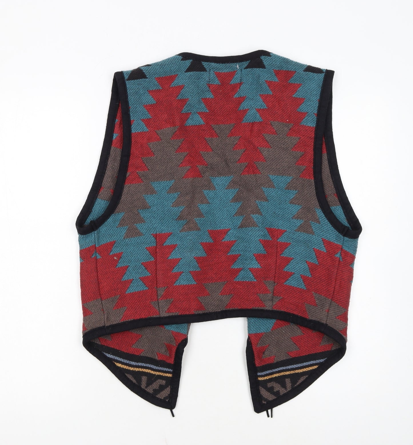 Silverado Women’s Multicoloured Wool Blend Western Knit Vest S