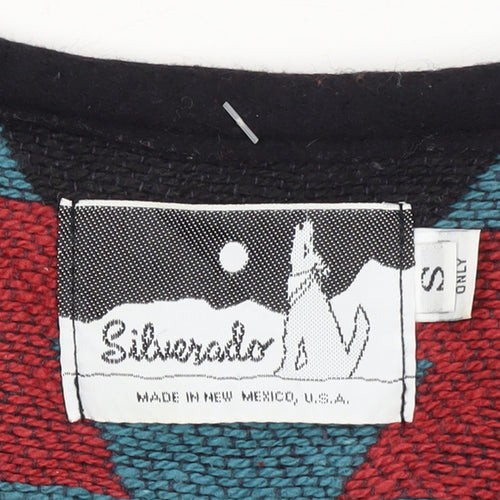 Silverado Women’s Multicoloured Wool Blend Western Knit Vest S
