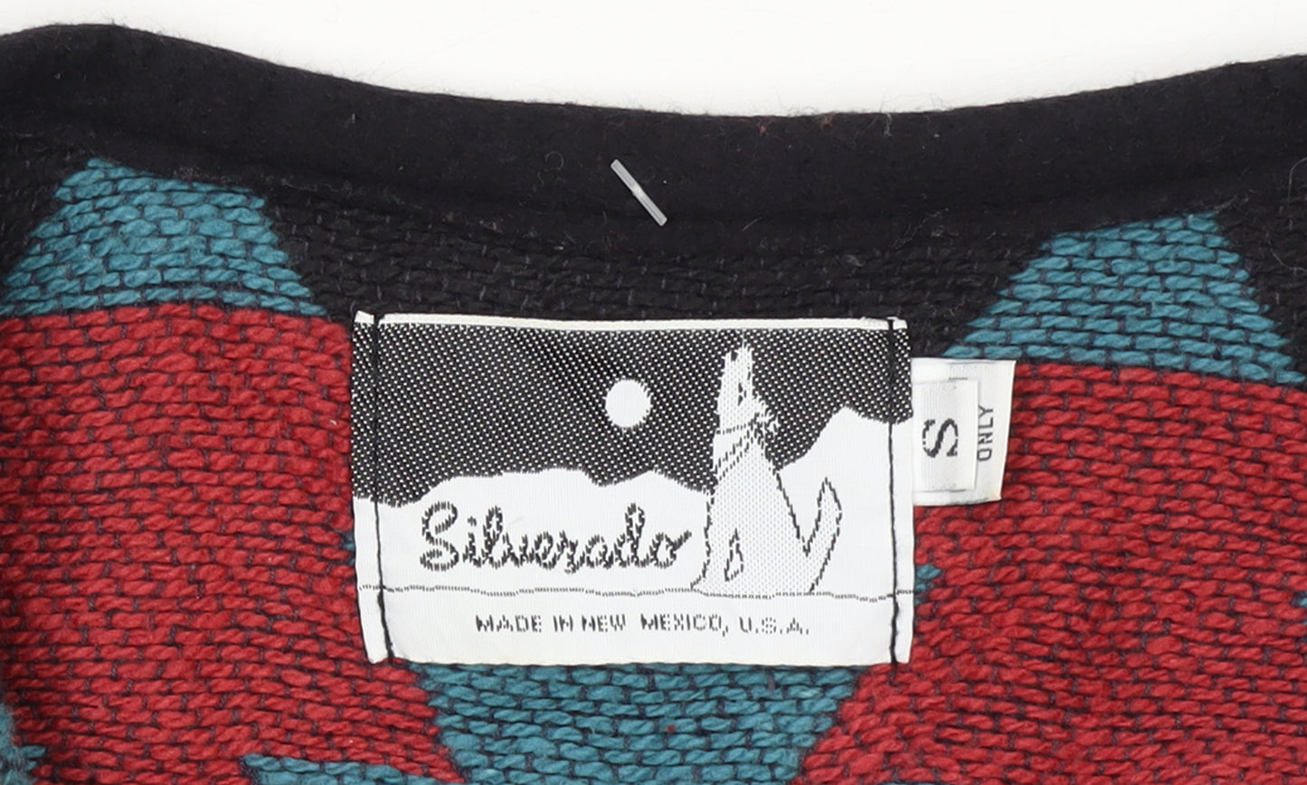 Silverado Women’s Multicoloured Wool Blend Western Knit Vest S