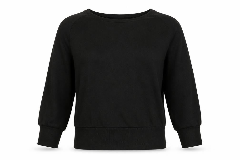 Front view of Apricot Women’s Black Medium Pullover Knit Jumper