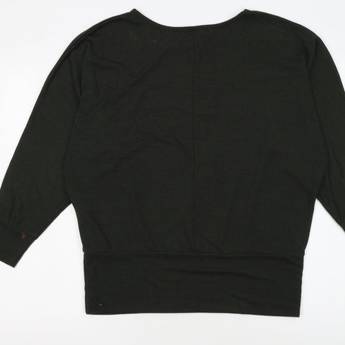 Apricot Women’s Black Medium Pullover Knit Jumper