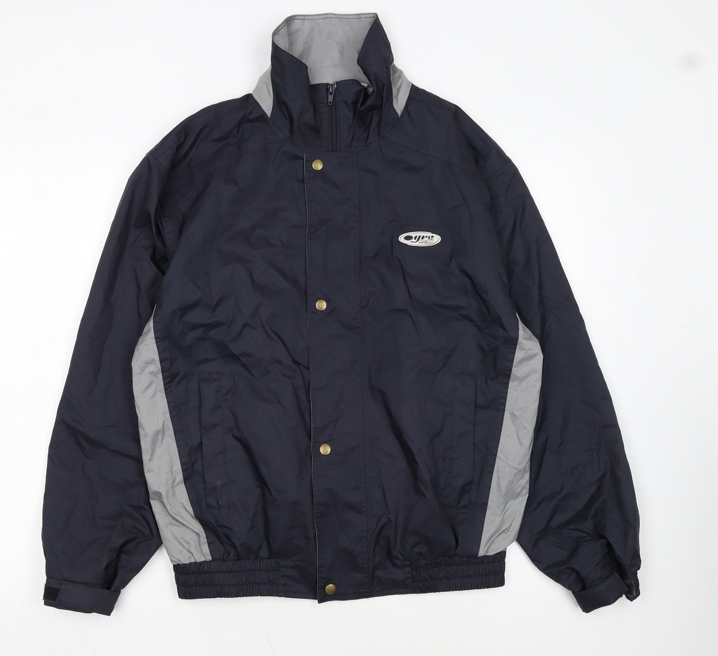 Pro Sport Men's Blue Small Windbreaker Jacket Lightweight Activewear