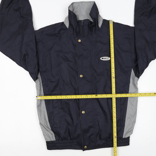 Pro Sport Men's Blue Small Windbreaker Jacket Lightweight Activewear