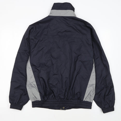Pro Sport Men's Blue Small Windbreaker Jacket Lightweight Activewear