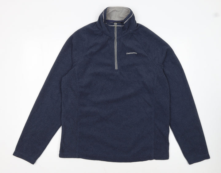 Craghoppers Mens Blue Fleece 1/2 Zip Pullover Sweatshirt M