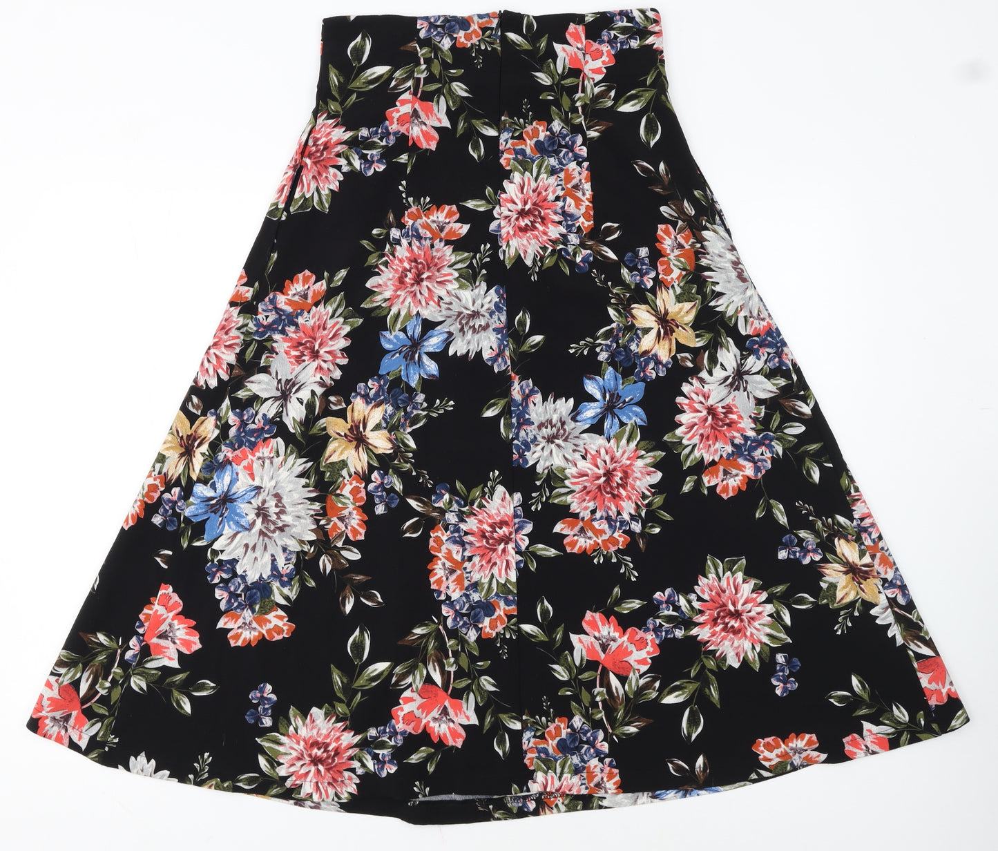 Artlove Paris Women's Multicoloured Floral A-Line Midi Skirt M