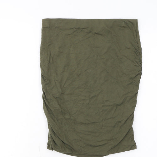 Hush Women’s Green Jersey Pencil Skirt Size S Stretch Casual