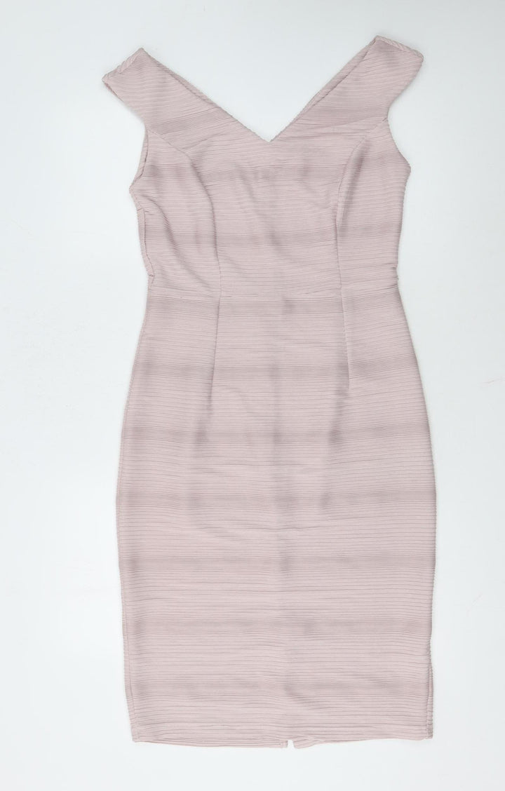 Stella Morgan Women’s Pink Size 12 Sleeveless Bodycon Dress