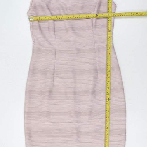 Stella Morgan Women’s Pink Size 12 Sleeveless Bodycon Dress