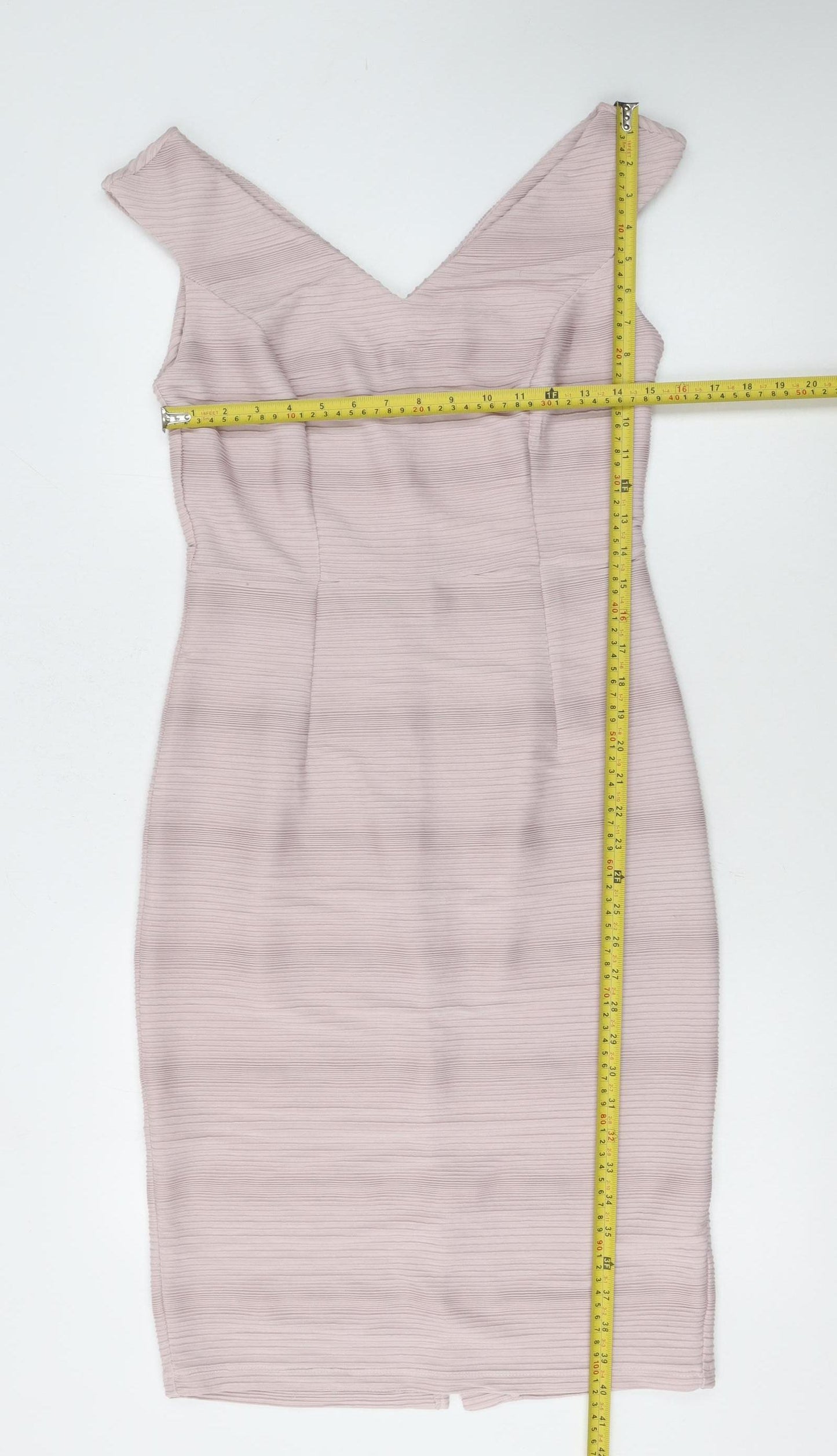 Stella Morgan Women’s Pink Size 12 Sleeveless Bodycon Dress
