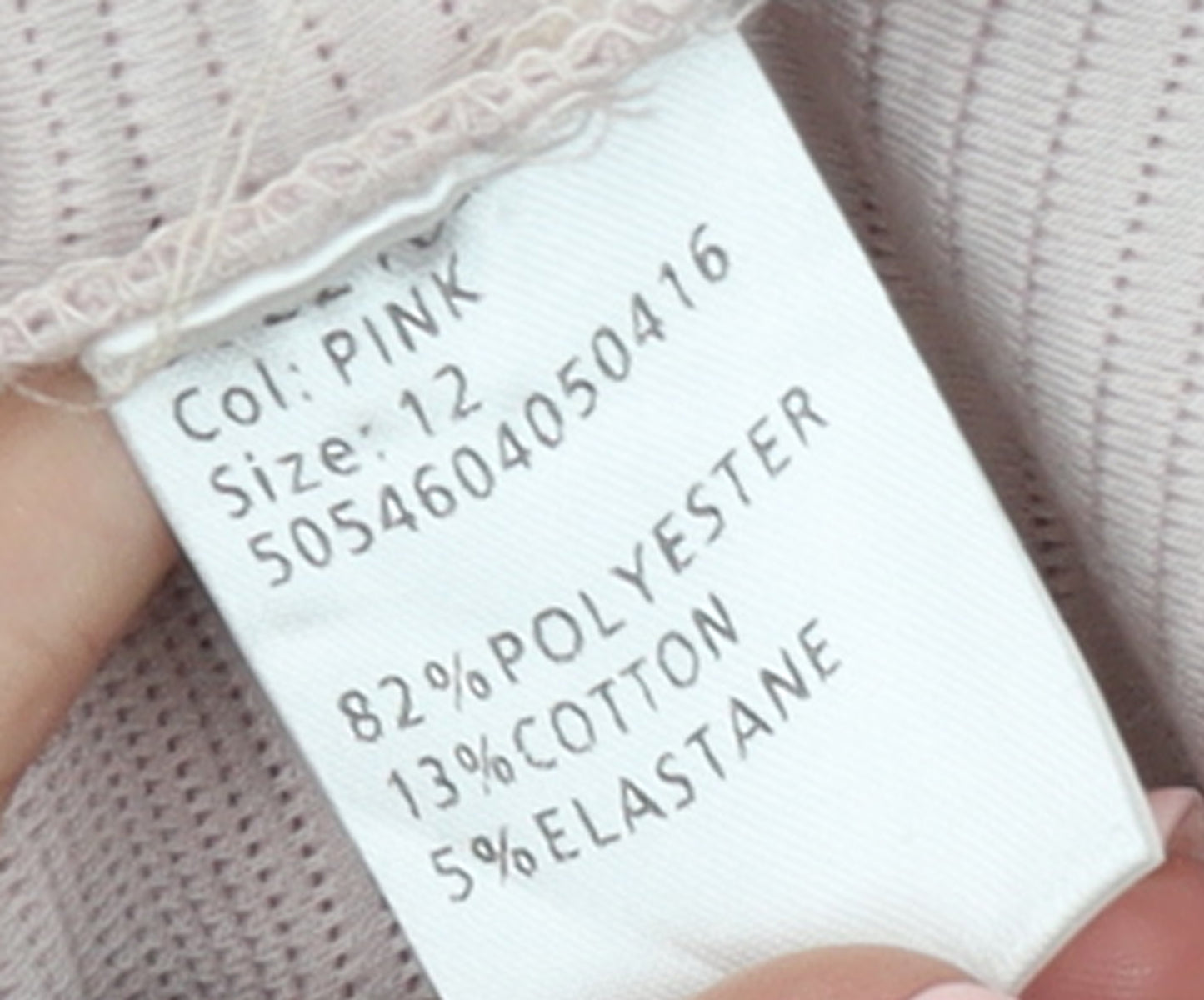 Stella Morgan Women’s Pink Size 12 Sleeveless Bodycon Dress