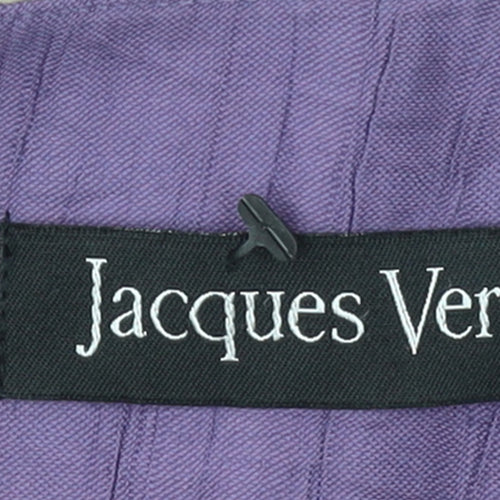 Jacques Vert Women Purple Tailored Suit Jacket UK 22 Lined Classic Fit