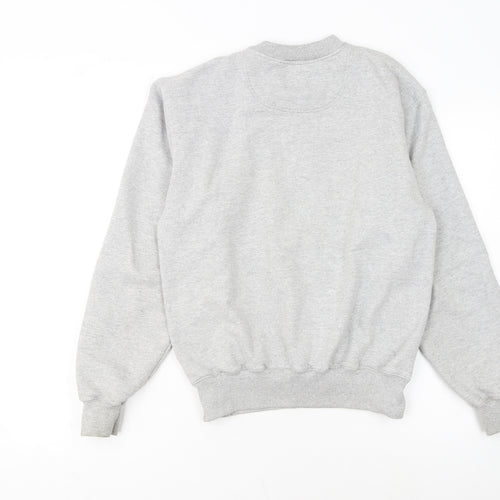 Champion Men's Grey Crew Neck Pullover Sweatshirt Size S