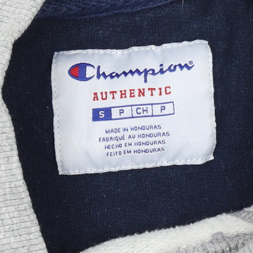 Champion Men's Grey Crew Neck Pullover Sweatshirt Size S