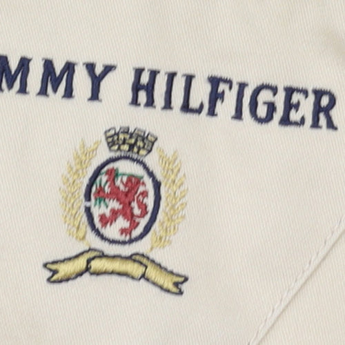 Tommy Hilfiger Men’s Beige 2XL Cotton Twill Button Jacket