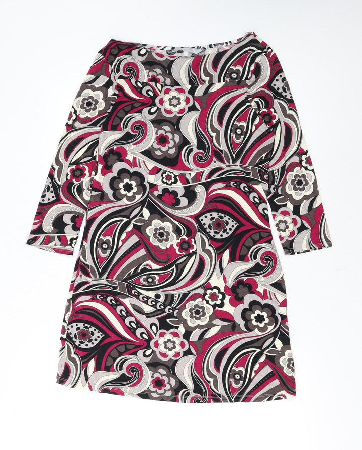 Red Herring Women’s Multicoloured Size 12 Shift Dress