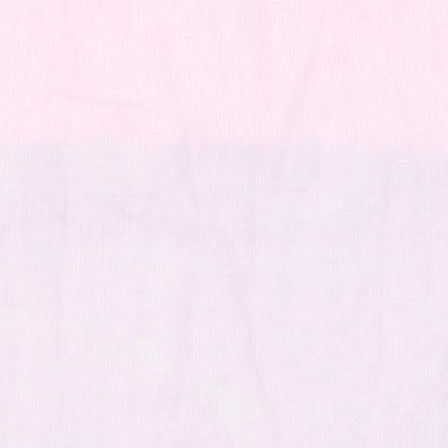 ASOS Design Women's Pink Colourblock Ringer T-Shirt Size 8