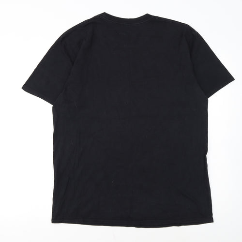 Hobo Jack Men's Black Large Graphic Print T-Shirt