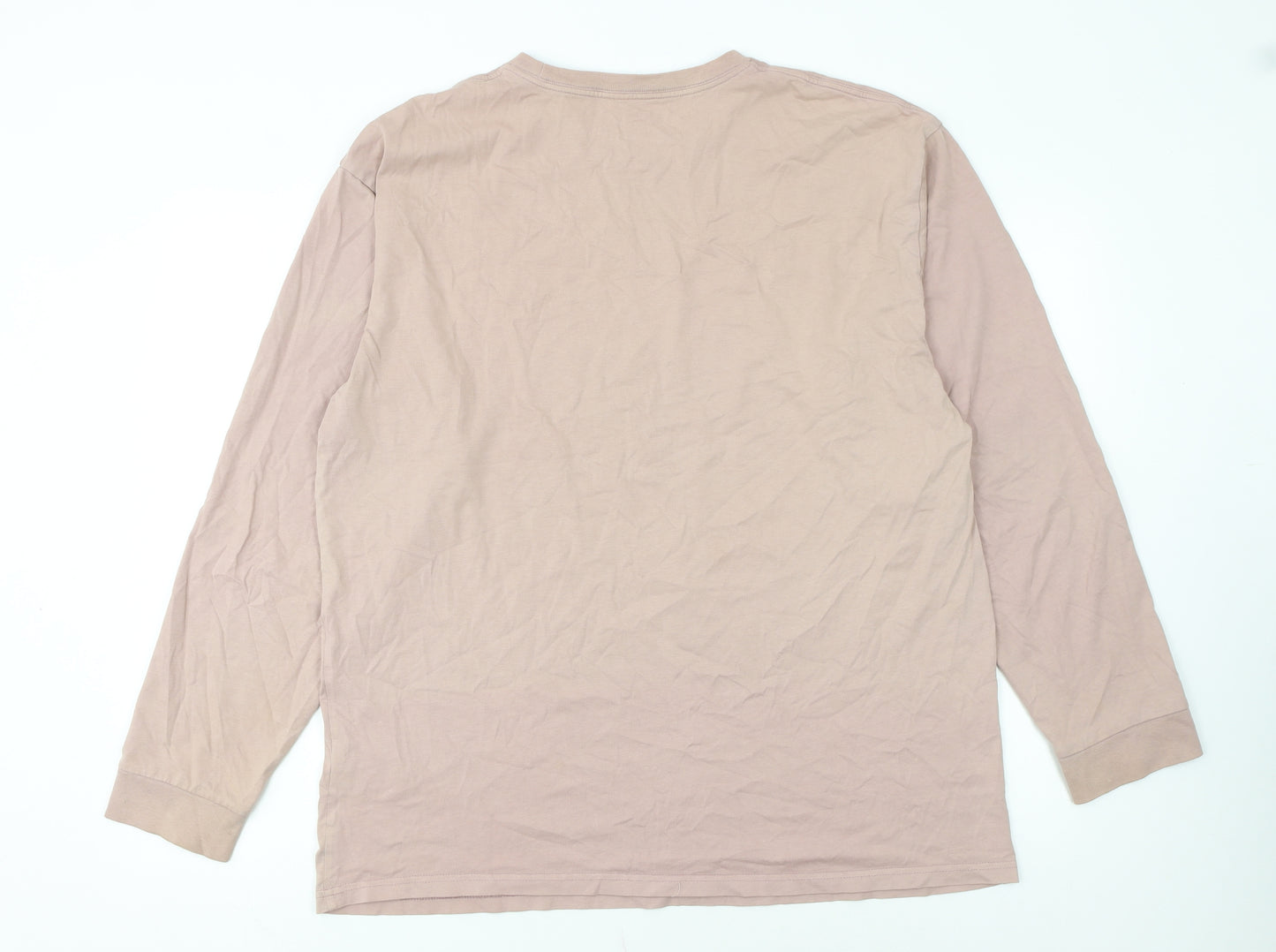 Carhartt WIP Men's Beige Long Sleeve Cotton T-Shirt XL