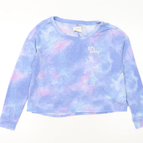 Gilly Hicks Women’s Multicoloured Cropped Long Sleeve T-Shirt Size S