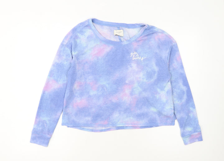 Gilly Hicks Women’s Multicoloured Cropped Long Sleeve T-Shirt Size S