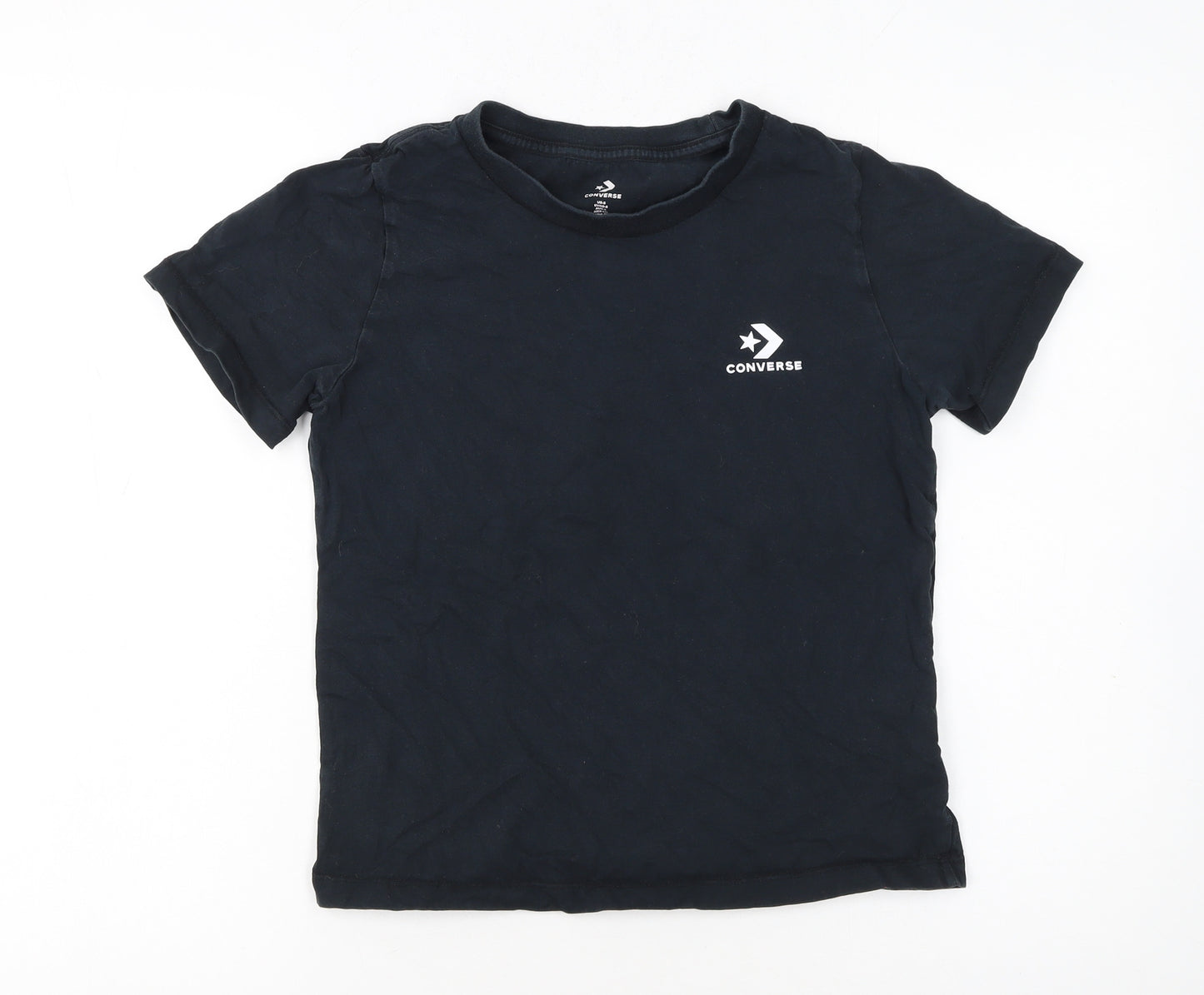 Converse Boys Black Short Sleeve Logo T-Shirt 5-6 Years